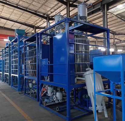 कम भाप की खपत के साथ पूर्ण स्वचालित ईपीएस बैच प्री एक्सपेंडर मशीनरी