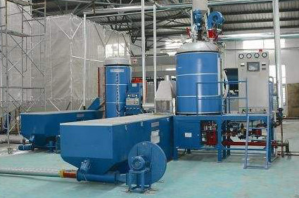 फोम बॉक्स और ब्लॉक के लिए कॉम्पैक्ट एक्सपेंडेड पॉलीस्टायरेन प्री एक्सपेंडर प्रोसेसिंग
