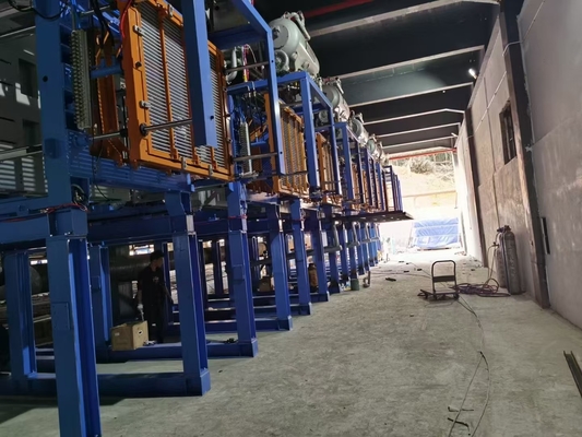 ईपीएस फोम प्लास्टिक वैक्यूम बनाने की मशीन के लिए मछली फल सब्जी बॉक्स उत्पादन लाइन