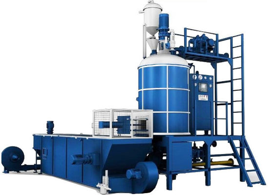 बीड्स फोमिंग बैच प्री एक्सपैंडर 9.5kw 3100x1500x3500mm